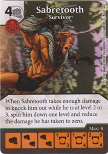 Sabretooth - Survivor 0086 Uncommon