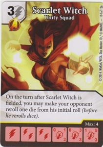 Scarlet Witch - Unity Squad 0114 Rare